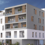 programme neuf saint nazaire-résidence neuve balcons fleuris ciel bleu