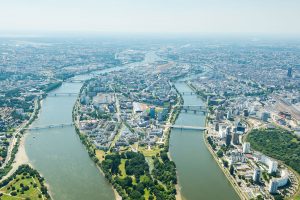 ou investir à nantes-vue aérienne de la ville de Nantes