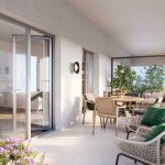 Investir à Rennes dans l'immobilier neuf avec une grande terrasse blanche pour réduire ses impôts